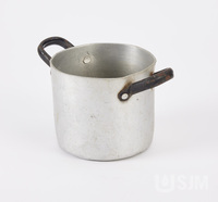 M2022_014_001 I.jpg; M2022/014:001; Cooking pot used by the Potok family; cooking pots